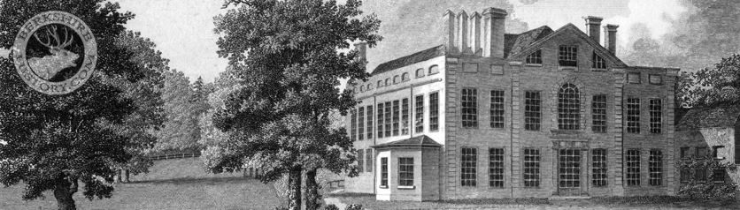 Antique print of Coley Park, Reading in the 1790s - this version © Nash Ford Publishing